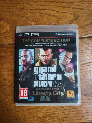Gta 4 the Complete Edition ps3 beschikbaar voor biedingen