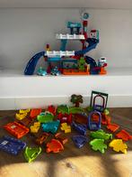 Vtech Zoef Zoef Garage met Baan, Kinderen en Baby's, Speelgoed | Speelgoedvoertuigen, Ophalen of Verzenden, Zo goed als nieuw