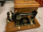 Antieke Simplex Naaimachine met Houten Koffer, Ophalen of Verzenden