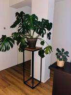 Plantenzuil metaal & hout, Huis en Inrichting, Woonaccessoires | Zuilen en Pilaren, Ophalen of Verzenden, Zo goed als nieuw