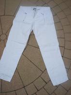 wittezomer  broek van zizo  mt 38, Maat 38/40 (M), Wit, Ophalen of Verzenden, Zo goed als nieuw