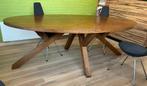 Eettafel, ovaal, Huis en Inrichting, Tafels | Eettafels, Ophalen, 100 tot 150 cm, Eikenhout, 200 cm of meer