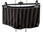 Nieuw SPEEDO zwemslip zwembroek maat 7 zwart bruin streep, Maat 52/54 (L), Verzenden, Zwart, Speedo