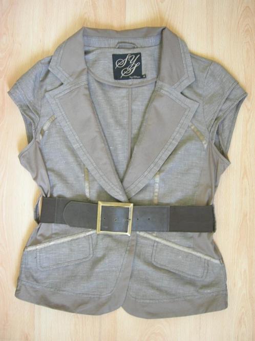 Jasje van Dept, ongevoerd., Kleding | Dames, Jasjes, Kostuums en Pakken, Zo goed als nieuw, Jasje, Maat 38/40 (M), Bruin, Ophalen of Verzenden