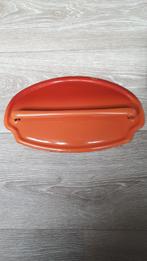 OUDERWETS EMAILLE LEPELRE OOD ORANJE, Antiek en Kunst, Antiek | Emaille, Ophalen of Verzenden