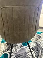 Grijs stoelen, Huis en Inrichting, Stoelen, Ophalen of Verzenden, Zo goed als nieuw, Grijs, Twee