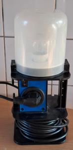 Campinglamp/Verlengsnoer met lamp. BRENNENSTUHL.  Vintage., Caravans en Kamperen, Ophalen, Zo goed als nieuw