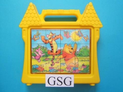 Winnie the Pooh 6x 12 st  nr. 6041, Kinderen en Baby's, Speelgoed | Kinderpuzzels, Zo goed als nieuw, Minder dan 10 stukjes, Ophalen
