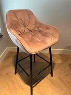 4 barkrukken oud roze (velvet), 2 krukken, Ophalen, Zo goed als nieuw, 60 tot 90 cm