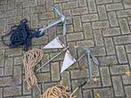3 ankers met touw t.e.a.b., Watersport en Boten, Ophalen, Gebruikt, Ankeren en Afmeren, Zeilboot of Motorboot