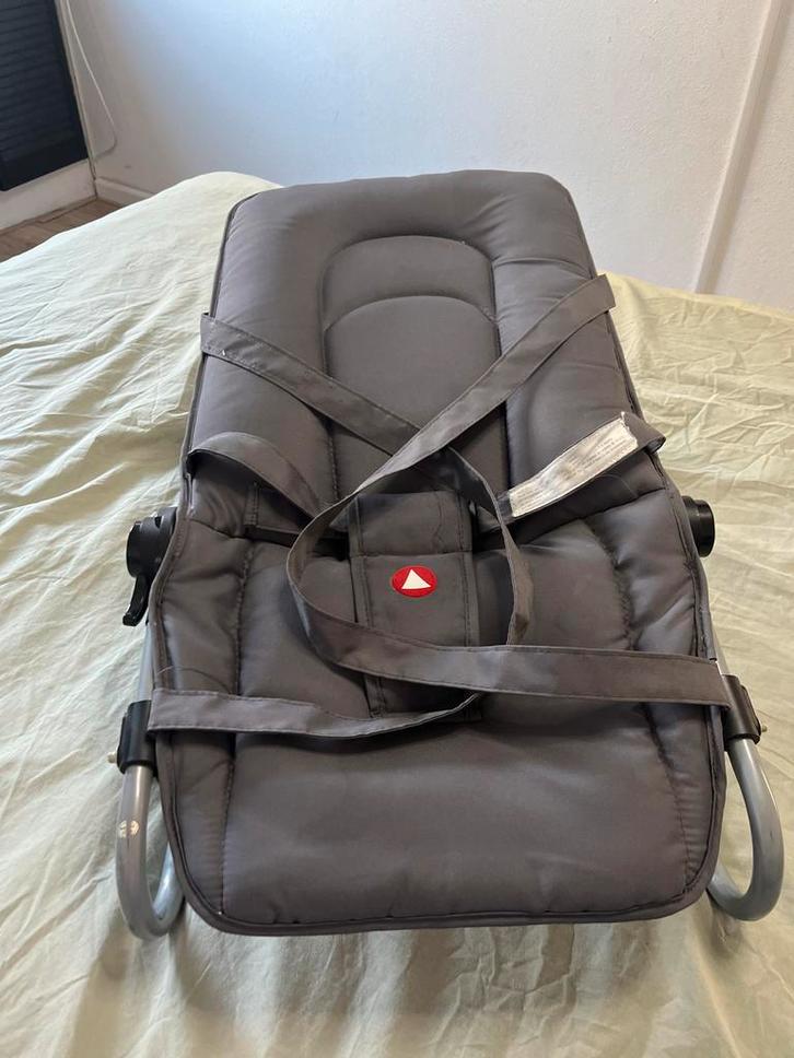 Grijze Wipstoel, Kinderen en Baby's, Wipstoeltjes, Gebruikt, Wipstoel, Topmark, Met gordel(s) of riempje(s), Ophalen of Verzenden