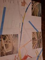 Folder uitklapper 1992 Verdubbeling Spoortunnel Schiphol, Verzamelen, Spoorwegen en Tramwegen, Ophalen of Verzenden, Gebruikt