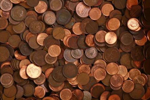 U ontvangt een mix van 500 gram Nederlandse centen van 1948, Postzegels en Munten, Munten | Nederland, Setje, 1 cent, Koningin Juliana