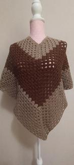 Gehaakte poncho Bruin, Ophalen of Verzenden, Nieuw