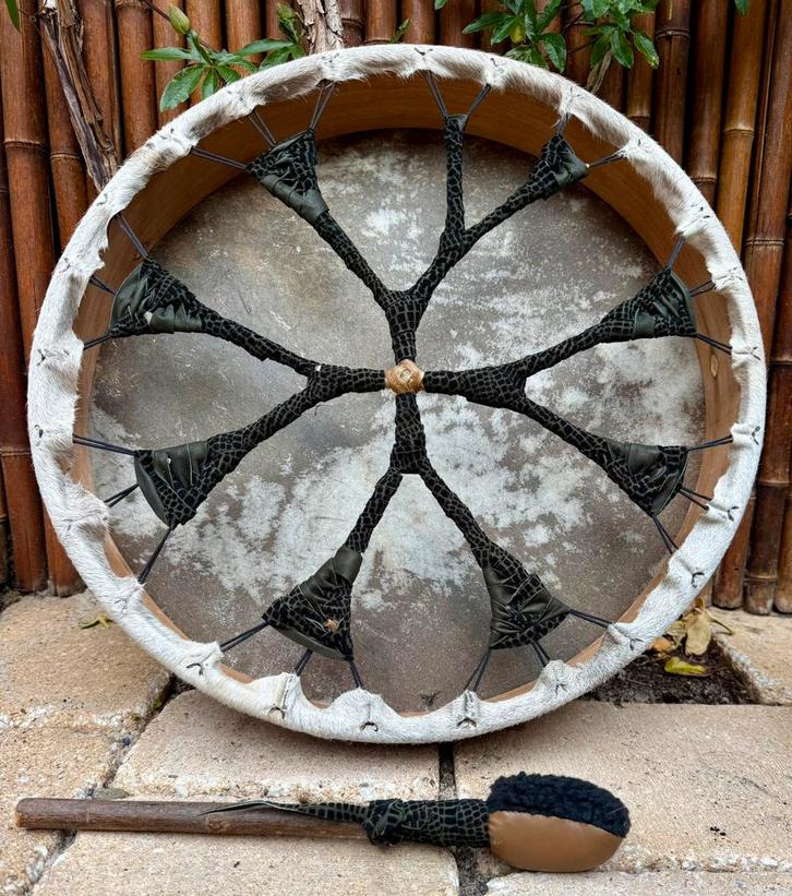 Sjamanendrum Paard 47 cm, Muziek en Instrumenten, Percussie, Nieuw, Trommel, Ophalen of Verzenden