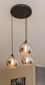 Moderne hanglamp met 3 glazen bollen, Ophalen of Verzenden, Nieuw, Glas, Minder dan 50 cm