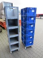 euronormbak stapelbakken stapelkratten op onderwagen, Doe-het-zelf en Verbouw, Kratten en Dozen, Ophalen, Gebruikt, Euronorm.com