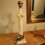 Albast Lampvoet - Nieuwe Bedrading - 45cm, Huis en Inrichting, Lampen | Tafellampen, Ophalen of Verzenden