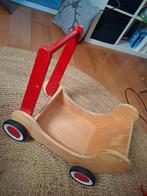 Houten poppenwagen loopwagen, Ophalen, Duw- of Trekspeelgoed