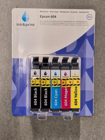 Ink & Print Inktcartridges Epson 604 (5-delig) beschikbaar voor biedingen