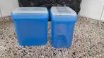 2x tupperware swingbox opberger 450 ml blauw doorzichtig, Huis en Inrichting, Keuken | Tupperware, Ophalen of Verzenden, Zo goed als nieuw