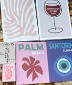 Voor aan de muur 4x, Ophalen, 50 tot 75 cm, Zo goed als nieuw, Schilderij