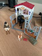 Schleich stalletje plus accessoires, Verzamelen, Speelgoed, Ophalen, Zo goed als nieuw