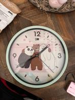 We bare bears wandklok, Ophalen of Verzenden, Zo goed als nieuw, Klok