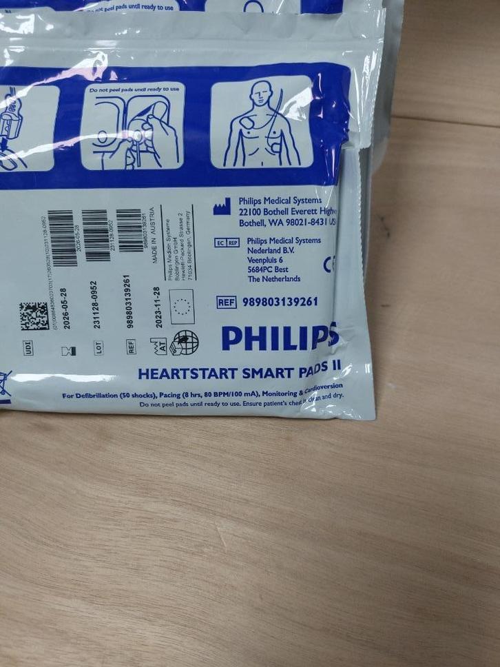 Philips HeartStart Smart Pads II – Nieuw, per stuk of 6, Diversen, Verpleegmiddelen, Nieuw, Ophalen of Verzenden
