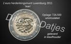 Luxemburg 2 euro herdenkingsmunten 6 stuks UNC als set, 2 euro, Luxemburg, Ophalen of Verzenden