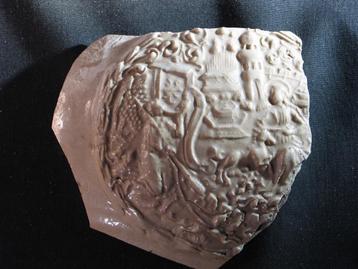 Steengoed zegel Siegburg Christus in Jerusalem, 1550. 2060 beschikbaar voor biedingen