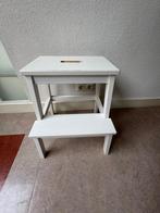 opstap krukje Ikea Bekvam wit, Huis en Inrichting, Krukjes, Ophalen, Gebruikt, Hout