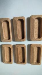 Deurbeslag eiken schuifdeur kom deurgreep schuifdeurkom, Ophalen of Verzenden, Nieuw
