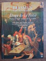 Erasmus van Rotterdam. Eloge de la Folie. Savall & Hesperion, Cd's en Dvd's, Ophalen of Verzenden, Barok, Zo goed als nieuw, Overige typen