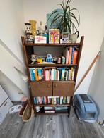 Rotan boeken kast met deurtjes, Ophalen, Zo goed als nieuw, 25 tot 50 cm, 50 tot 100 cm