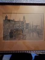 Ets, Antiek en Kunst, Ophalen of Verzenden