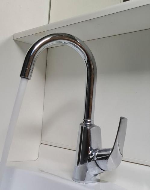 Twee Damixa mengkranen, Doe-het-zelf en Verbouw, Sanitair, Gebruikt, Kraan, Chroom, Ophalen of Verzenden