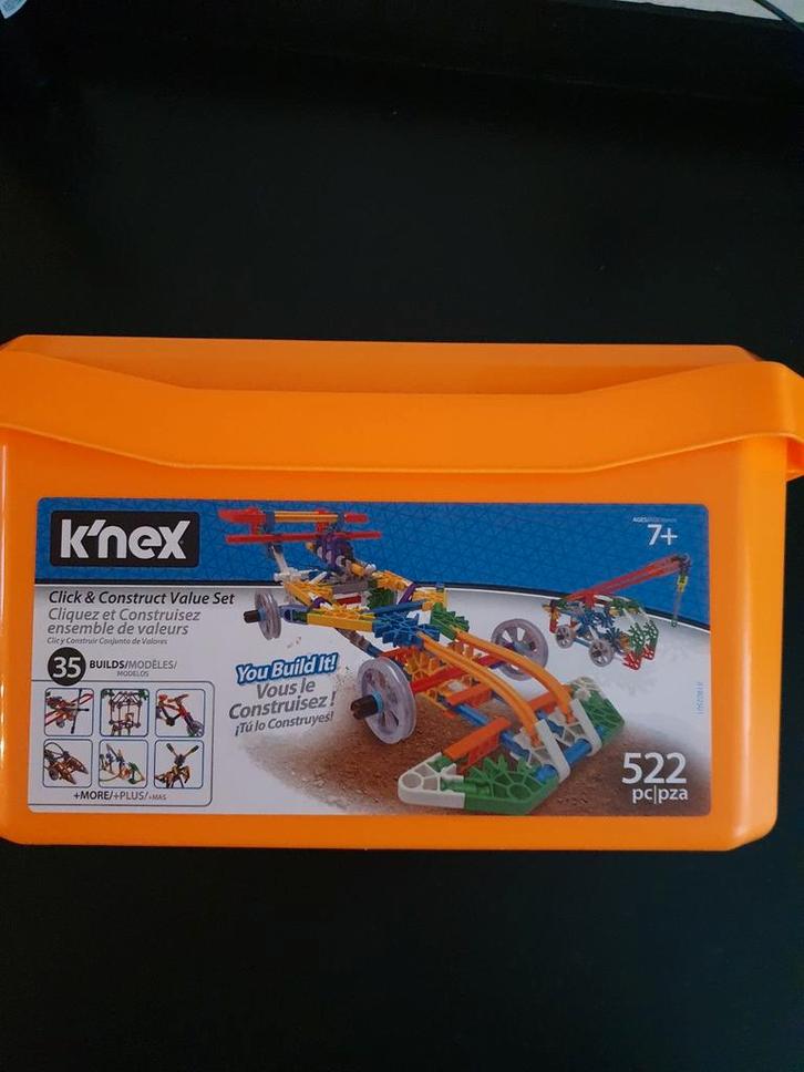 KNEX Click & Construct Value Set - 522 onderdelen, Kinderen en Baby's, Speelgoed | Duplo en Lego, Zo goed als nieuw, Lego, Losse stenen