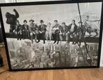 Foto in lijst - variatie op Men at Work, Ophalen, 50 tot 75 cm, Zo goed als nieuw, 100 tot 125 cm