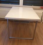 Eettafel wit hoogglans, Ophalen, Gebruikt, Rechthoekig, 50 tot 100 cm