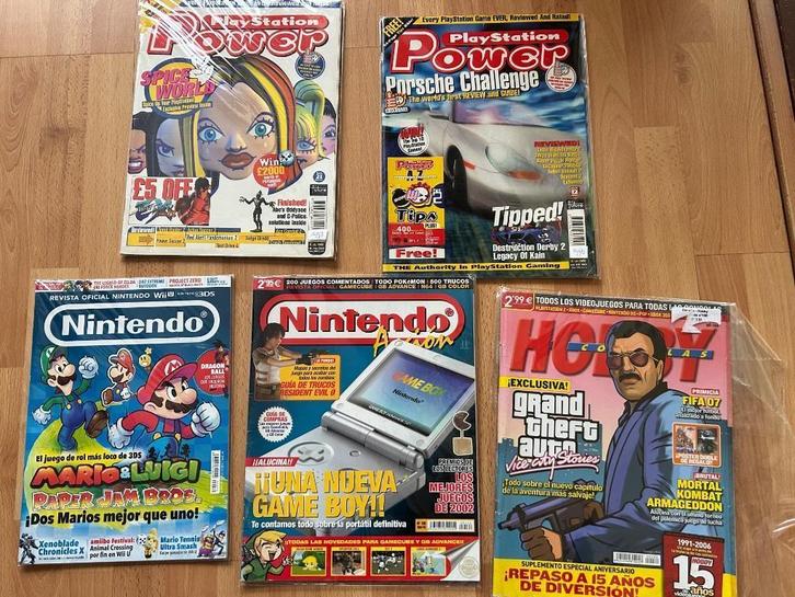 Nintendo magazines power playstation en hobby consolas zgan, Boeken, Tijdschriften en Kranten, Zo goed als nieuw, Overige typen