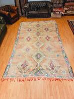 Handgeknoopt Berber Tapijt. Prachtige kleuren en patronen!, Crème, 200 cm of meer, Ophalen of Verzenden, Zo goed als nieuw