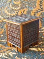 Zeldzame antieke Engelse sigarettenhouder van mahoniehout., Antiek en Kunst, Ophalen of Verzenden