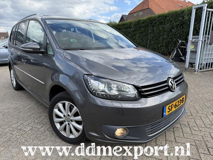 Volkswagen Touran 1.6 TDI Highline BlueMotion 7p. XEN/LEDER/, Auto's, Volkswagen, Bedrijf, Te koop, Touran, ABS, Airbags, Airconditioning