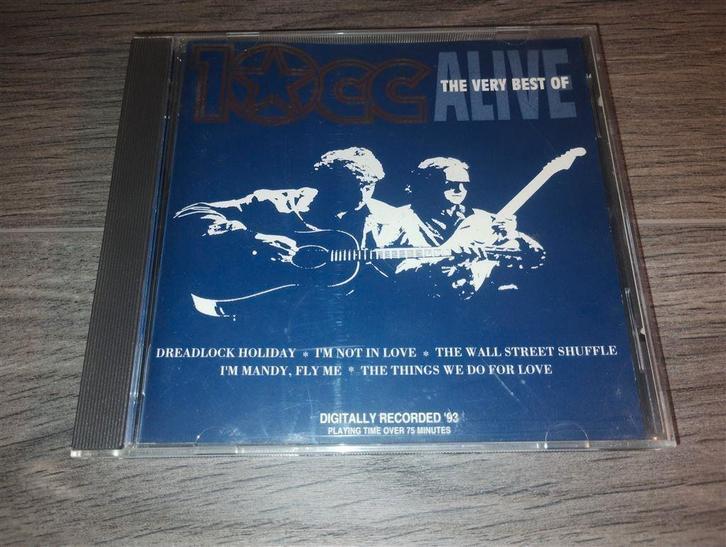 10CC - Alive [The Very Best Of], Cd's en Dvd's, Cd's | Pop, Zo goed als nieuw, 1960 tot 1980, Ophalen of Verzenden