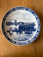 Chemkefa Holland groot Delfts Blauw wandbord hondenkar, Ophalen of Verzenden