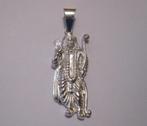 Zilveren hindoegod Rama kettinghanger - ZELDZAAM -, Verzamelen, Religie, Verzenden, Nieuw, Sieraad, Hindoeïsme