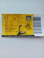 Voetbal ticket nac Breda  - polonia warschau, Ophalen of Verzenden, NAC Breda, Boek of Tijdschrift