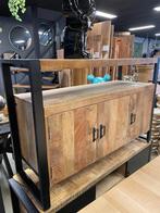 DRESSOIR MANGO 3DEUREN IN DE SALE NU 349 EURO BIJ CHEFMEUBEL, Ophalen, Bruin, Nieuw, Modern