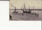 Scheveningen Haven met Sch 242 Anna Louise en raderboot 1908, Ophalen of Verzenden, Voor 1920, Gelopen, Zuid-Holland